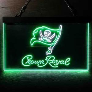 Tampa Bay Buccaneers Crown Royal Neon-Like LED Sign