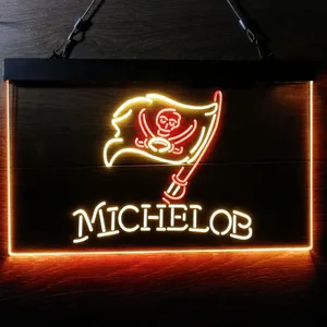 Tampa Bay Buccaneers Michelob Neon-Like LED Sign