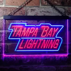 Tampa Bay Lightning Banner Neon-Like LED Sign