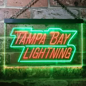 Tampa Bay Lightning Banner Neon-Like LED Sign