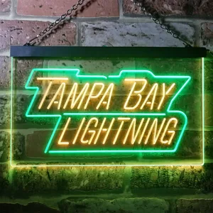 Tampa Bay Lightning Banner Neon-Like LED Sign