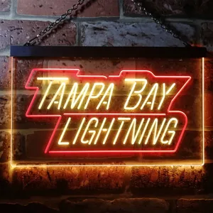 Tampa Bay Lightning Banner Neon-Like LED Sign