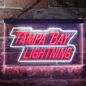 Tampa Bay Lightning Banner Neon-Like LED Sign