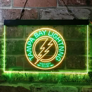 Tampa Bay Lightning Hockey Club Neon-Like LED Sign