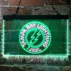 Tampa Bay Lightning Hockey Club Neon-Like LED Sign