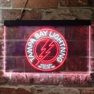 Tampa Bay Lightning Hockey Club Neon-Like LED Sign