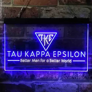 Tau Kappa Epsilon Better Men for a Better World Neon-Like LED Sign