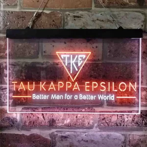 Tau Kappa Epsilon Better Men for a Better World Neon-Like LED Sign