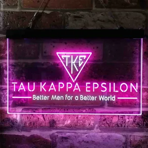 Tau Kappa Epsilon Better Men for a Better World Neon-Like LED Sign