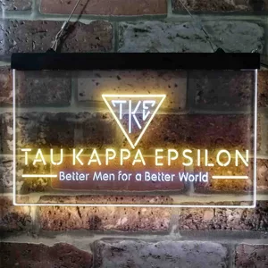 Tau Kappa Epsilon Better Men for a Better World Neon-Like LED Sign