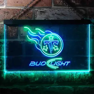 Tennessee Titans Bud Light Neon-Like LED Sign