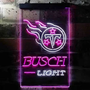 Tennessee Titans Busch Light Neon-Like LED Sign