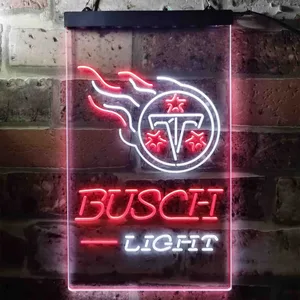 Tennessee Titans Busch Light Neon-Like LED Sign