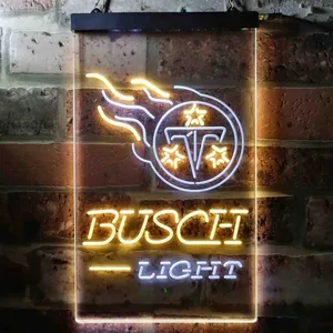Tennessee Titans Busch Light Neon-Like LED Sign
