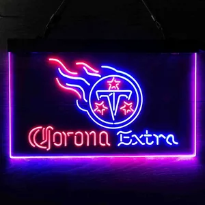 Tennessee Titans Corona Extra Neon-Like LED Sign