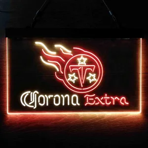 Tennessee Titans Corona Extra Neon-Like LED Sign