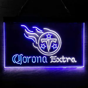 Tennessee Titans Corona Extra Neon-Like LED Sign