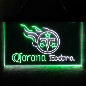 Tennessee Titans Corona Extra Neon-Like LED Sign