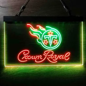 Tennessee Titans Crown Royal Neon-Like LED Sign
