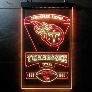 Tennessee Titans EST 1960 Neon-Like LED Sign