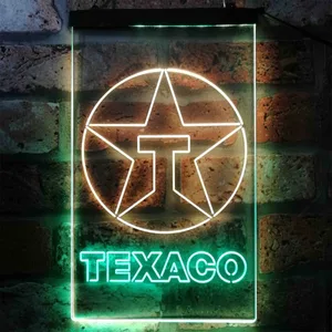 Texaco Logo Neon-Like LED Sign