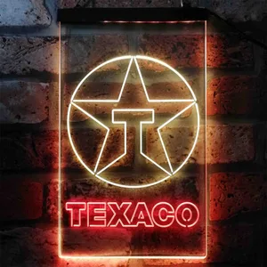 Texaco Logo Neon-Like LED Sign
