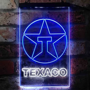 Texaco Logo Neon-Like LED Sign
