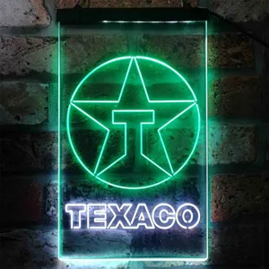 Texaco Logo Neon-Like LED Sign