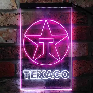Texaco Logo Neon-Like LED Sign