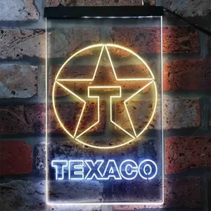 Texaco Logo Neon-Like LED Sign