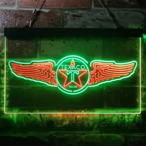 Texaco Vintage Reg T.M. Neon-Like LED Sign