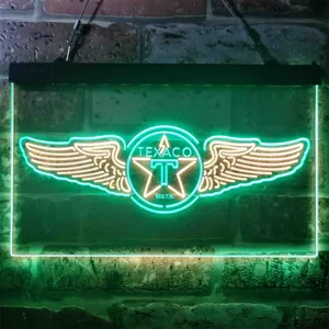 Texaco Vintage Reg T.M. Neon-Like LED Sign