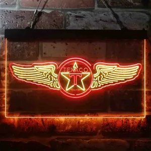 Texaco Vintage Reg T.M. Neon-Like LED Sign