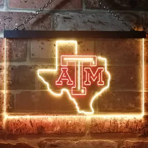 Texas A&M Aggies Logo Neon-Like LED Sign