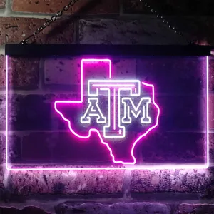 Texas A&M Aggies Logo Neon-Like LED Sign