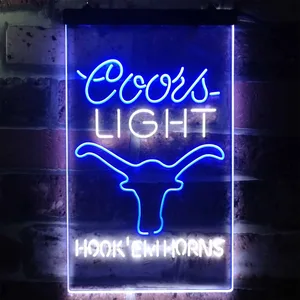 Texas Longhorns Coors Light Neon-Like LED Sign