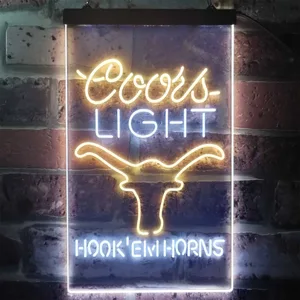 Texas Longhorns Coors Light Neon-Like LED Sign