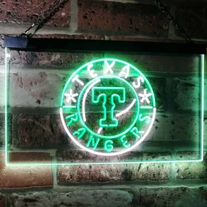 Texas Rangers Logo 1 Neon-Like LED Sign