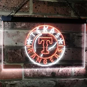 Texas Rangers Logo 1 Neon-Like LED Sign