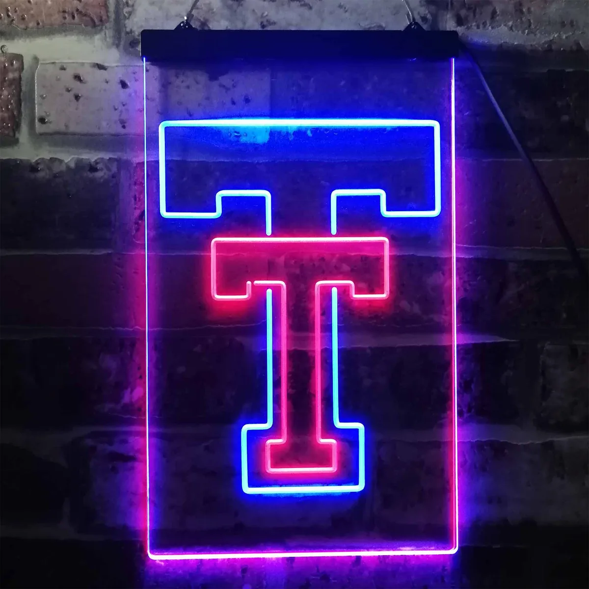 Texas Tech Red Raiders Logo 1 Neon-Like LED Sign