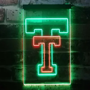 Texas Tech Red Raiders Logo 1 Neon-Like LED Sign
