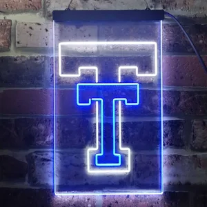 Texas Tech Red Raiders Logo 1 Neon-Like LED Sign