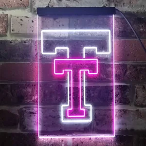 Texas Tech Red Raiders Logo 1 Neon-Like LED Sign