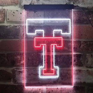 Texas Tech Red Raiders Logo 1 Neon-Like LED Sign