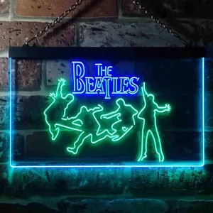 The Beatles Silhoutte Neon-Like LED Sign