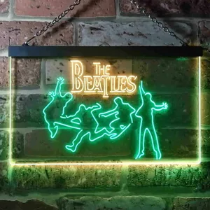 The Beatles Silhoutte Neon-Like LED Sign