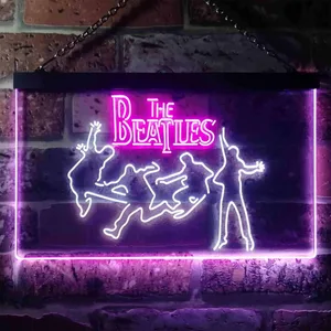 The Beatles Silhoutte Neon-Like LED Sign