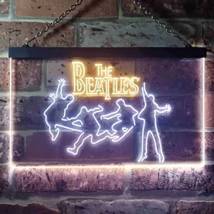 The Beatles Silhoutte Neon-Like LED Sign