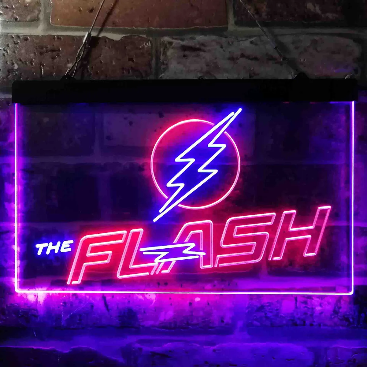 The Flash Logo Neon-Like LED Sign