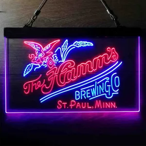 The Hamm's Brewing Company Logo Neon-Like LED Sign